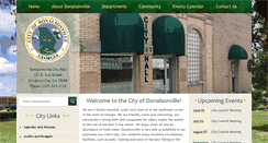 Desktop Screenshot of donalsonvillega.org